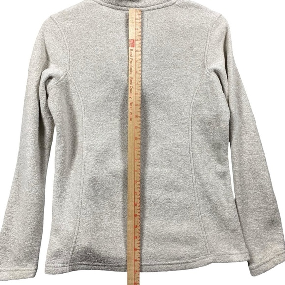 Liv‎ Outdoor Jacket Women Small 1/4 Zip Oatmeal All Season Packable Gorpcore - Picture 10 of 13